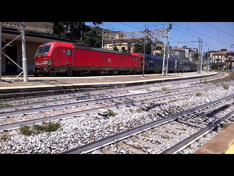 E191 017 DB con merci minimo - Monza - 23/06/2020