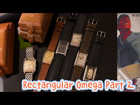 EP2 ~ 1930s & 1940s Omega Rectangular Watches ~ CK730, CK891, CK689, CK3798, and CK758