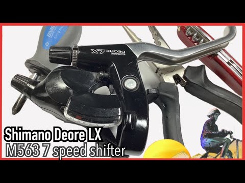 Pt.2 Shimano LX M563 7 speed shifter : Dissembled Service overhaul