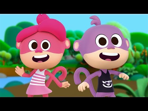 Los Monos y las Monas - Las Canciones del Zoo 2 | El Reino Infantil