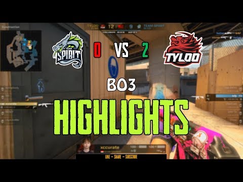 Spirit vs TYLOO - Highlights - FACEIT Major: Main Qualifier - London 2018