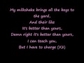 Milkshake with lyrics 