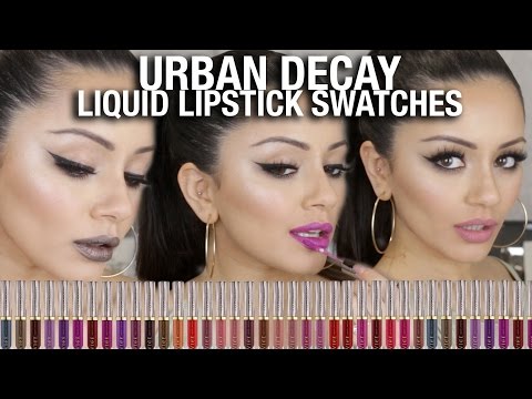 *NEW* URBAN DECAY VICE LIQUID LIPSTICK SWATCHES