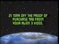 Alien 3 VHS Promo