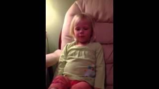 Alana singing Tiny Turtle