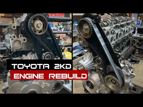 Engine Rebuild ASMR 2KD-FTV Assembly | Timing | Toyota Diesel Overhaul | Hilux Fortuner Hiace Innova