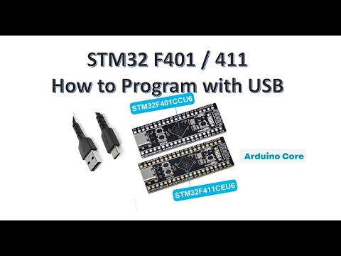 STM32 F401 F411 -How to Program using USB