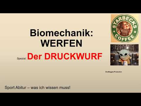 DRUCKWURF Teil 4 von Werfen - Abitur Sport 2021 Biomechanik: der Druckwurf - was du wissen musst.