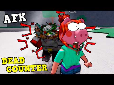 😝 I'M AFK PLAYING DEATH COUNTER ON THE TOUGHEST ROBLOX BATTLEGROUNDS Funny Moments 🤣