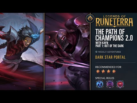 Kayn Hunts Down Zed! | 4 Star Weekly Adventure vs. Zed Part 1 | Path of Champions 2.0