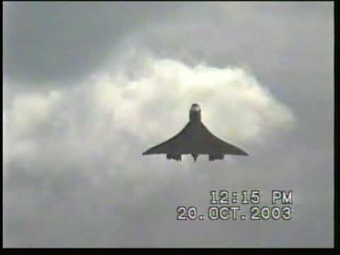 Concorde lands at Birmingham Airport - with ATC calls - 20 October 2003 Thumbnail