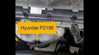 HYUNDAI P2196: HO2S Signal Stuck Rich Bank 1 Sensor 1
