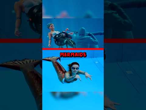 This is what the MERMAIDS look like behind the scenes!