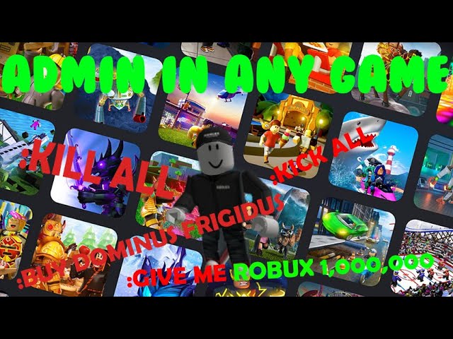 How To Get Free Admin On Any Roblox Game - how to get free admin commands on roblox 2019