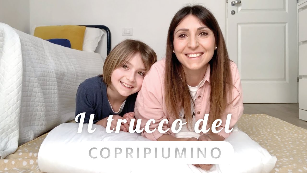 Come inserire il PIUMINO nel COPRIPIUMINO | un trucco che ti cambierà la vita