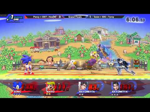 TMB1 [Wii U] - Percy + CRIT | Hex[L] (Red) vs Geist + SRC | Tyroy [L] (Blue) - Grand Finals