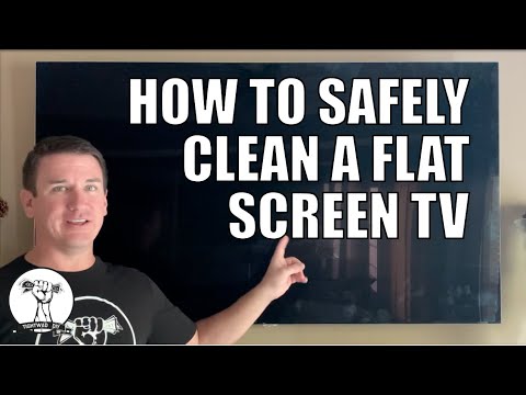 How to Clean A Flat Screen TV Safely - LCD LED OLED QLED