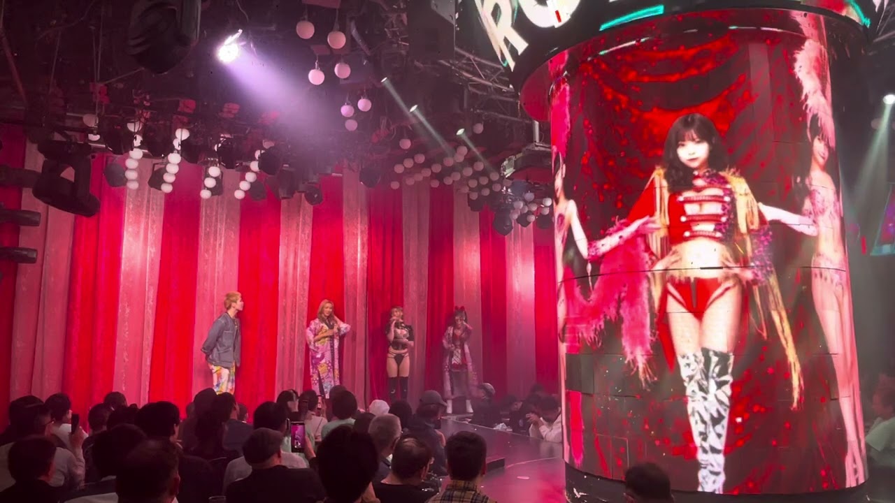 2025/12/07 ROKUSANANGEL (BURLESQUE TOKYO)  スペシャルゲストなぎさイベント　0部　全体カメラ PRタイム　れち　むぎ　なぎさ