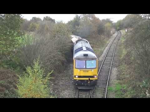 60021 Arrives at Kelbits/Ashton - 31st October 2024