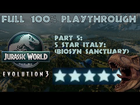 JWE3 – 100% Complete Story/Campaign Part 5 | 5 Star Biosyn Sanctuary, Italy | Longplay (4K/Max)