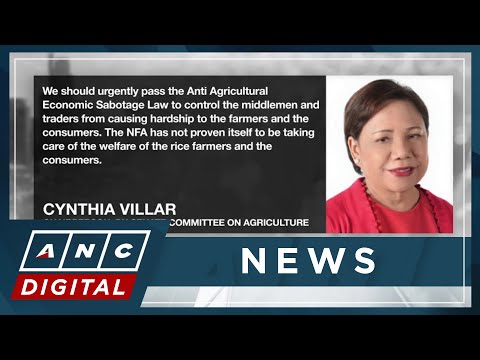 PH Senate Agriculture Panel Chair: More gov't action needed vs. agri-smuggling ANC
