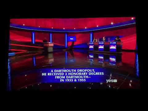 Final Jeopardy, “Poets” category - Heather Nelson Day 2 (1/27/20)