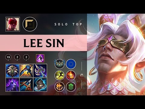 Lee Sin Top vs Gwen - EUW Challenger Patch 26.01
