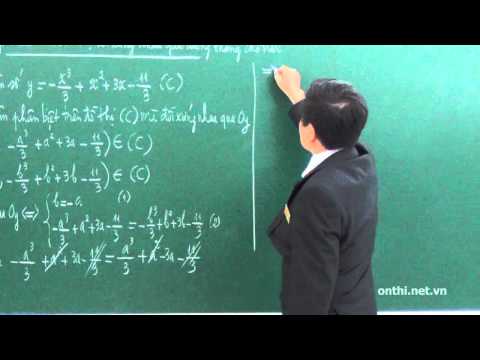 Chương 1-Bài 3-Tìm điểm đặc biệt trên đồ thị (p2)