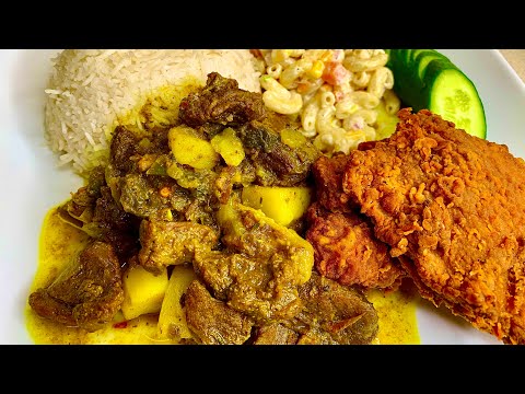 Easy Curried Goat Recipe // @ToyasKitchen
