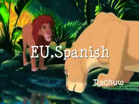 The Lion king - Can You Feel the Love Tonight (Multilanguage)