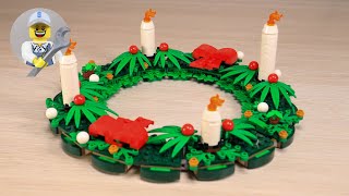 Lego 40426 Christmas Wreath / Adventskranz speed build stop motion