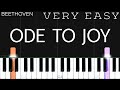 Beethoven - Ode To Joy | VERY EASY Piano Tutorial