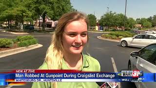 HUNTSVILLE MAN ROBBED DURING CRAIGSLIST PURCHASE MEET