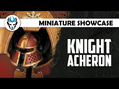 ACHERON KNIGHT - LVL 4 MINIATURE SHOWCASE 4K