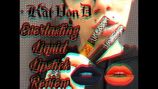 Kat Von D Everlasting Liquid Lipstick Review | Oracle &amp; Witches|