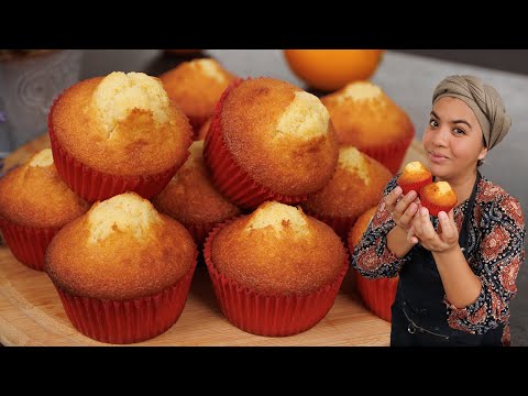 ORANGE Muffins fluffy and soft 🍊