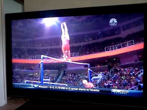 Nastia Liukin Face Plant Olympic Trials '12