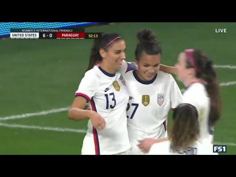 Alex Morgan Goal Vs Paraguay 22/9/2021