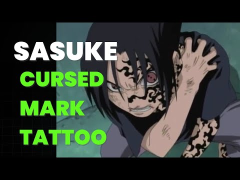SASUKE CURSED MARK TATTOO  TIMELAPSE