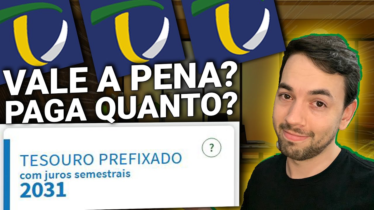 COMO FUNCIONAM OS JUROS NO TESOURO PREFIXADO COM JUROS SEMESTRAIS??