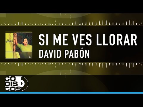 Si Me Ves Llorar, David Pabon -  Video Letra