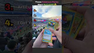 These Pokémon Packs Went NUCLEAR ☢️ #pokemon #pokemontcg #packopenning