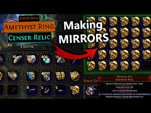 How I Made Multiple Mirrors || POE Sanctum No-Hit Guide