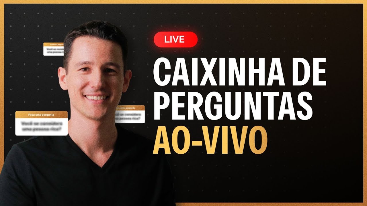 Caixinha de perguntas AO VIVO | Respondendo as melhores perguntas de maneira direta e sem filtros