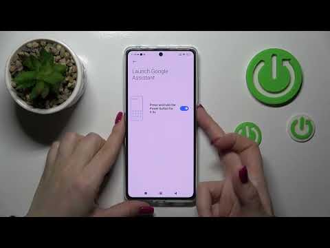 How to Link or Unlink The Google Assistant From / To Power Button on POCO X5 Pro