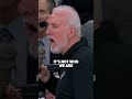 Coach Pop grabbed the mic asked fans not to boo former Spur Kawhi Leonard #shorts