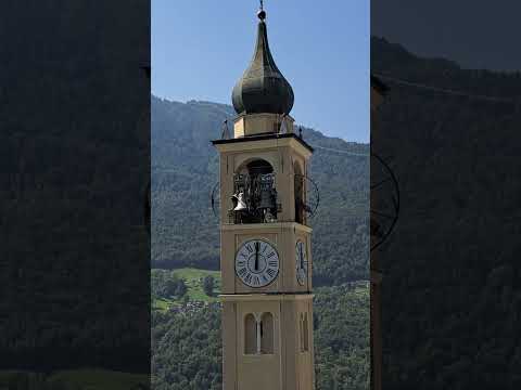 Le campane di Premana ore 12:00 distesa delle 2 campane minori 