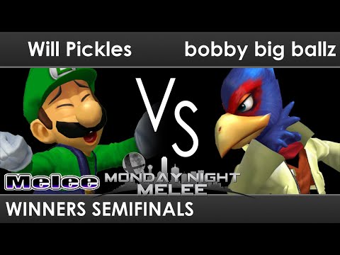 MNM 292 - Will Pickles (Luigi) VS bobby big ballz (Falco) - Winners Semifinals - SSBM