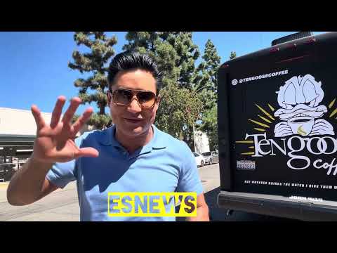 Ricky Funez coffee truck now parked in front of the boxing gym 