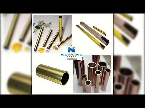 NL GOLD PIPES IN STAINLESS STEEL